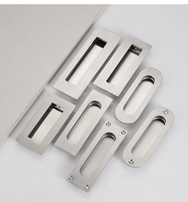 Modern and simple cabinet door hidden handle, drawer hidden embedded handle, wardrobe door factory direct sales hidden handle pic 23