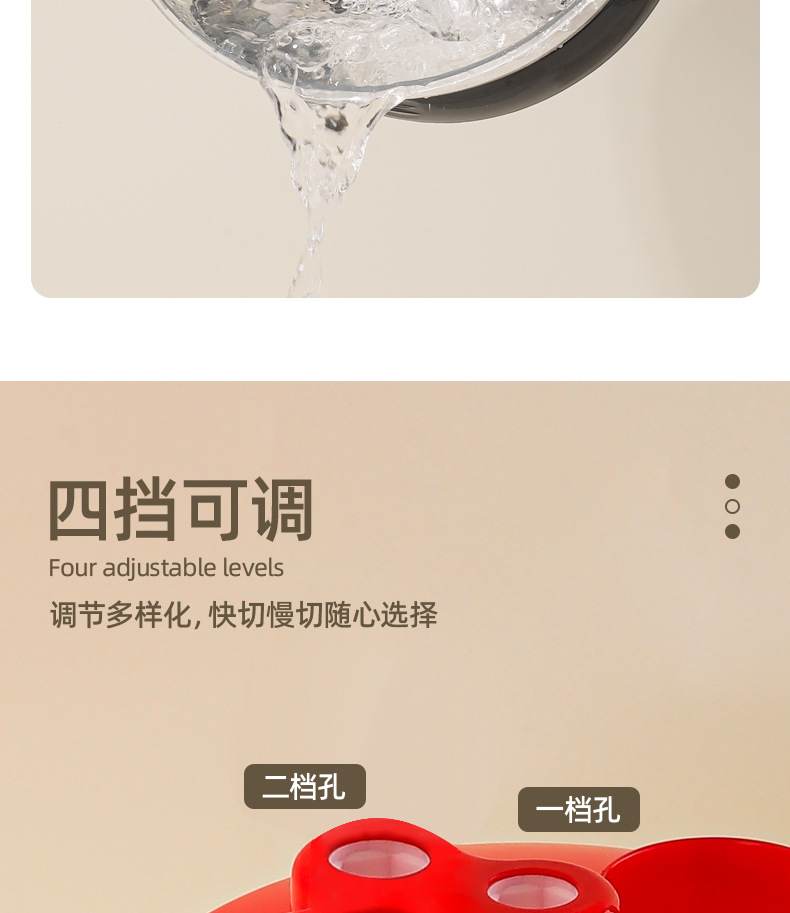 Hand-cranked vegetable cutter, meat grinder, kitchen multi-functional household garlic mashing device, garlic puree device, garlic mincing device, vegetable grinder, complementary food machine pic 22