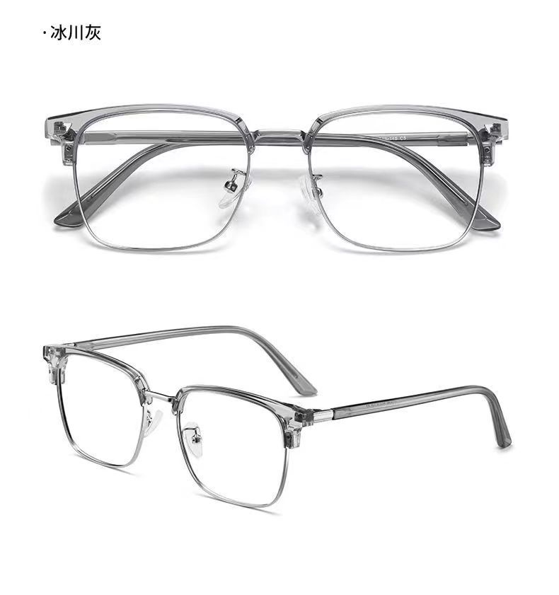 Smart zoom fashionable anti-blue light reading glasses, retro flat light glasses for looking at mobile phones and computers, eye-protecting reading glasses pic 13