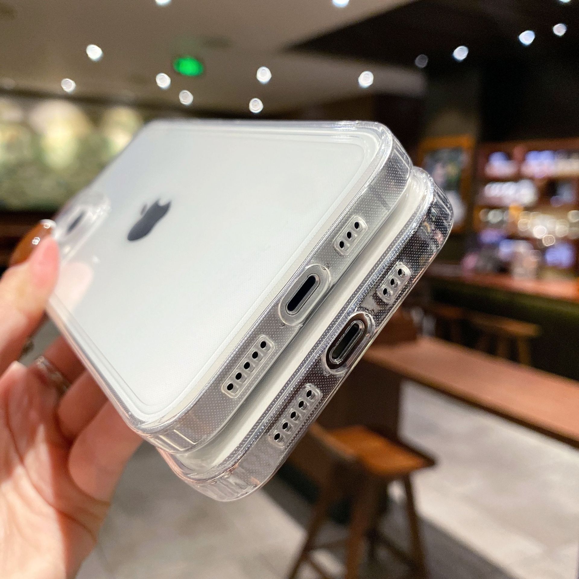 透明直边适用苹果15/16ProMax手机壳TPU软iphone11简约全包保护套详情9