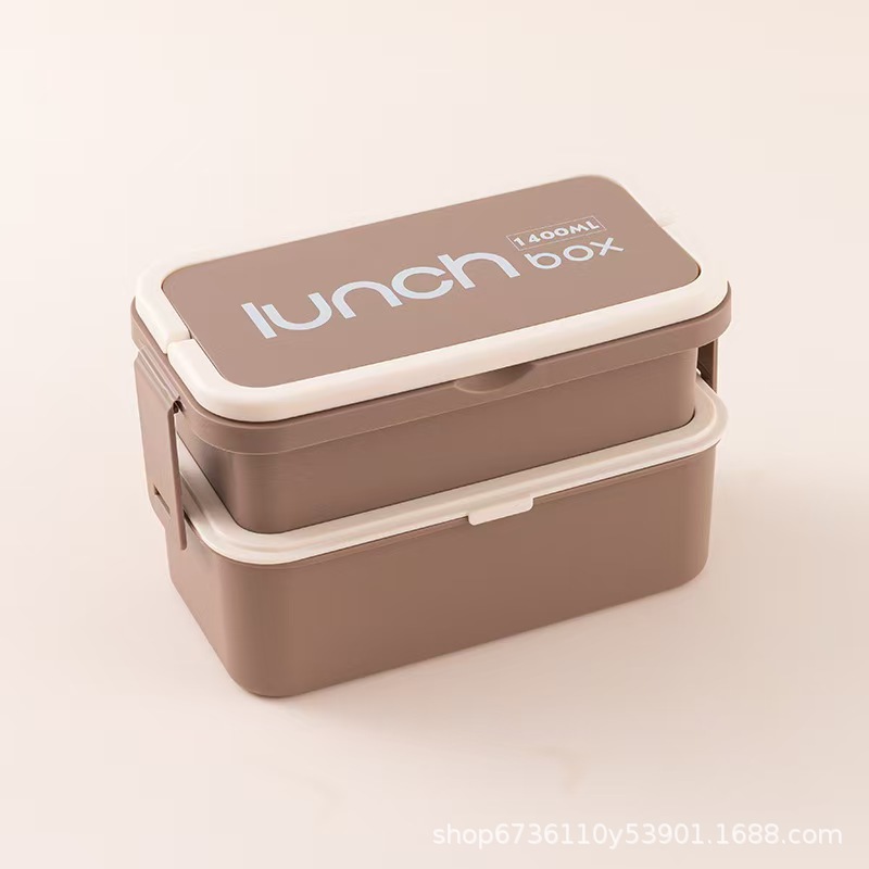 亚马逊大容量PP学生分隔饭盒上班族手提外带可微波加热午餐盒跨境详情5