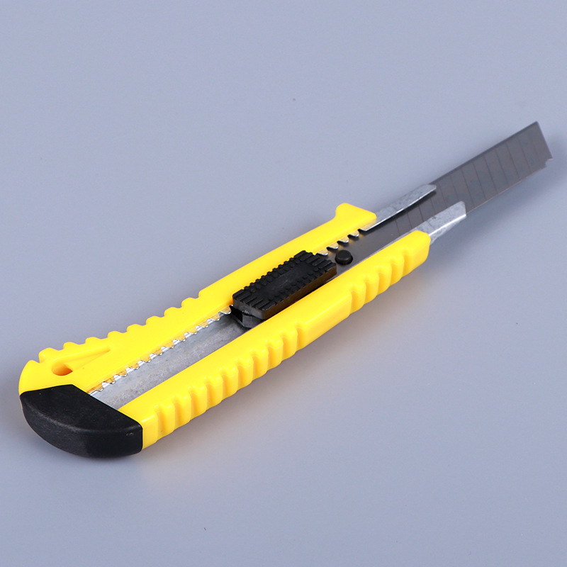 Bagged plastic push utility knife, multi-purpose convenient wallpaper cutting knife, office art stationery unboxing paper cutting knife pic 15