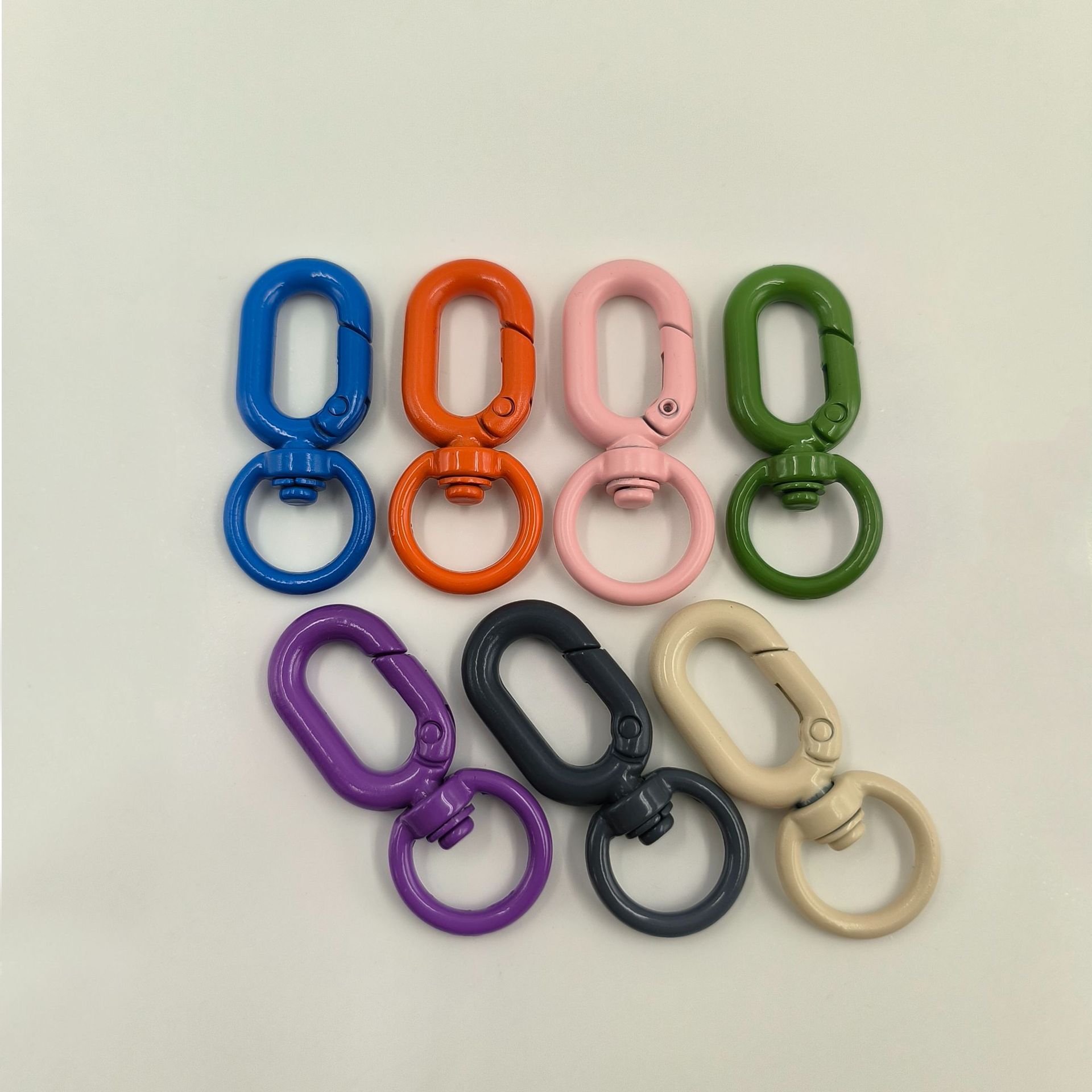 Suitable for 7mm color mobile phone lanyard set, 4-minute round tail spring ring key, single and double hole 8-shaped adjustment buckle pic 27