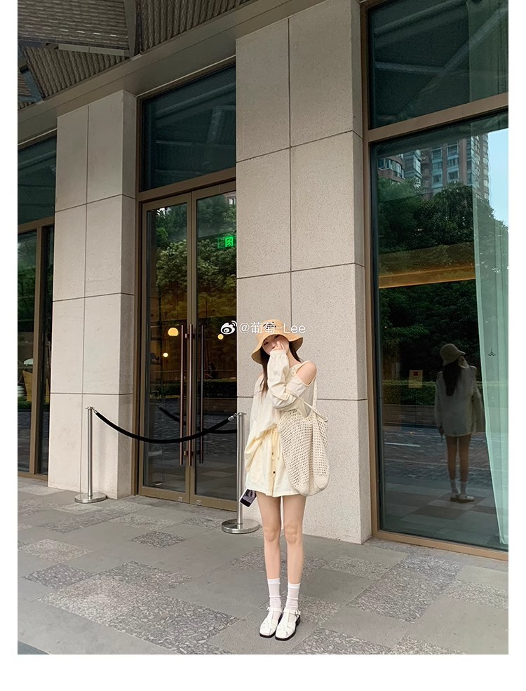 葡萄妈同款~罗马风编织设计方头镂空包头软面小粗跟凉鞋女夏详情20