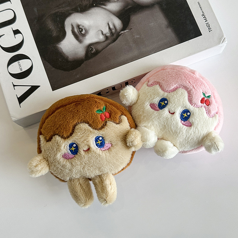 Cartoon food dolls, toast figurines, small dolls, plush hangers, bulk goods, best friend birthday cakes, dolls, keychains pic 4