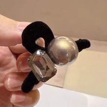 新款纯色泡泡皱柔软大肠发圈韩版简约褶皱复古网红百搭肥肠圈女详情17