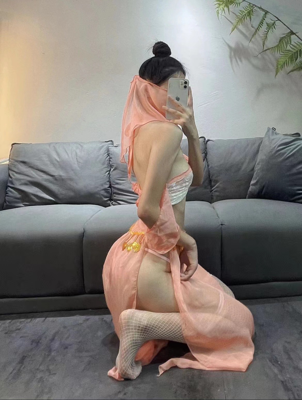 国潮古风抹胸汉服情趣内衣纯欲风飞天凤女cosplay睡衣女性感制服详情9