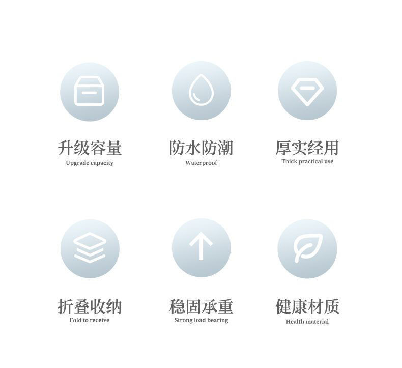 Quilt storage bags, large-capacity moving packing bags, clothes, cotton quilts, moisture-proof and mold-proof clothing sorting boxes, storage bags pic 8