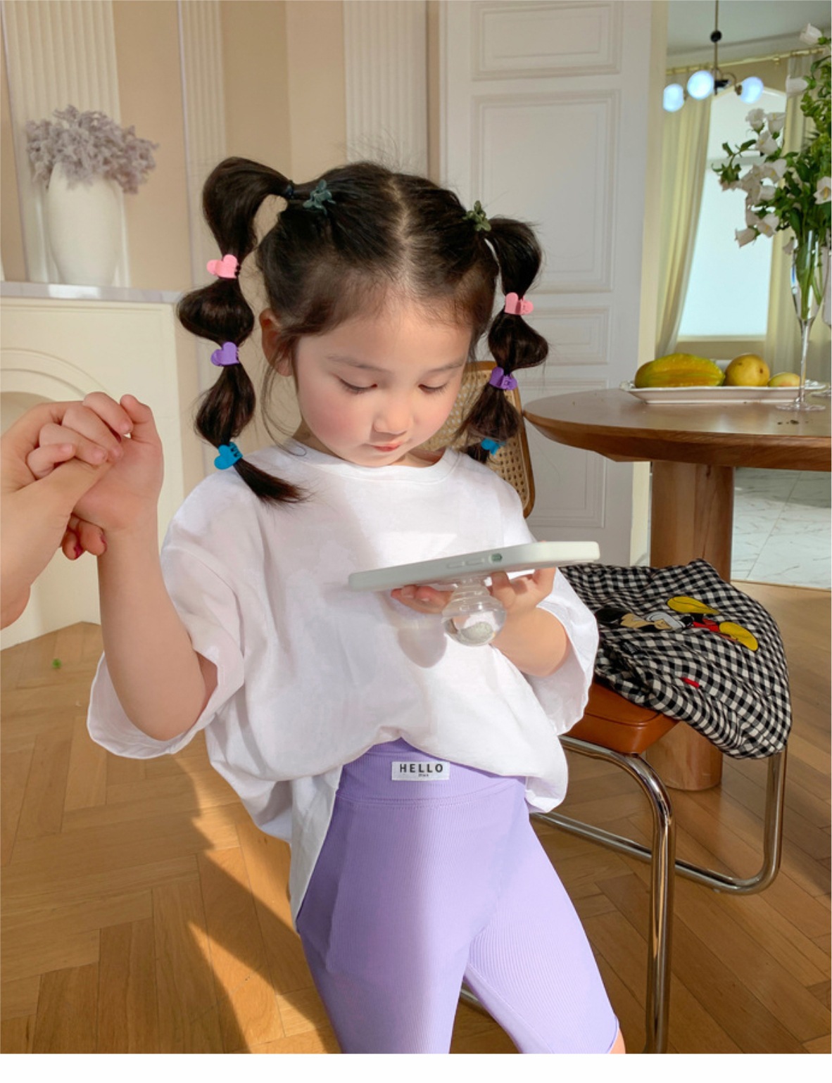夏季新款女童高弹运动短裤打底裤夏装儿童紧身五分裤骑行裤瑜伽裤详情12