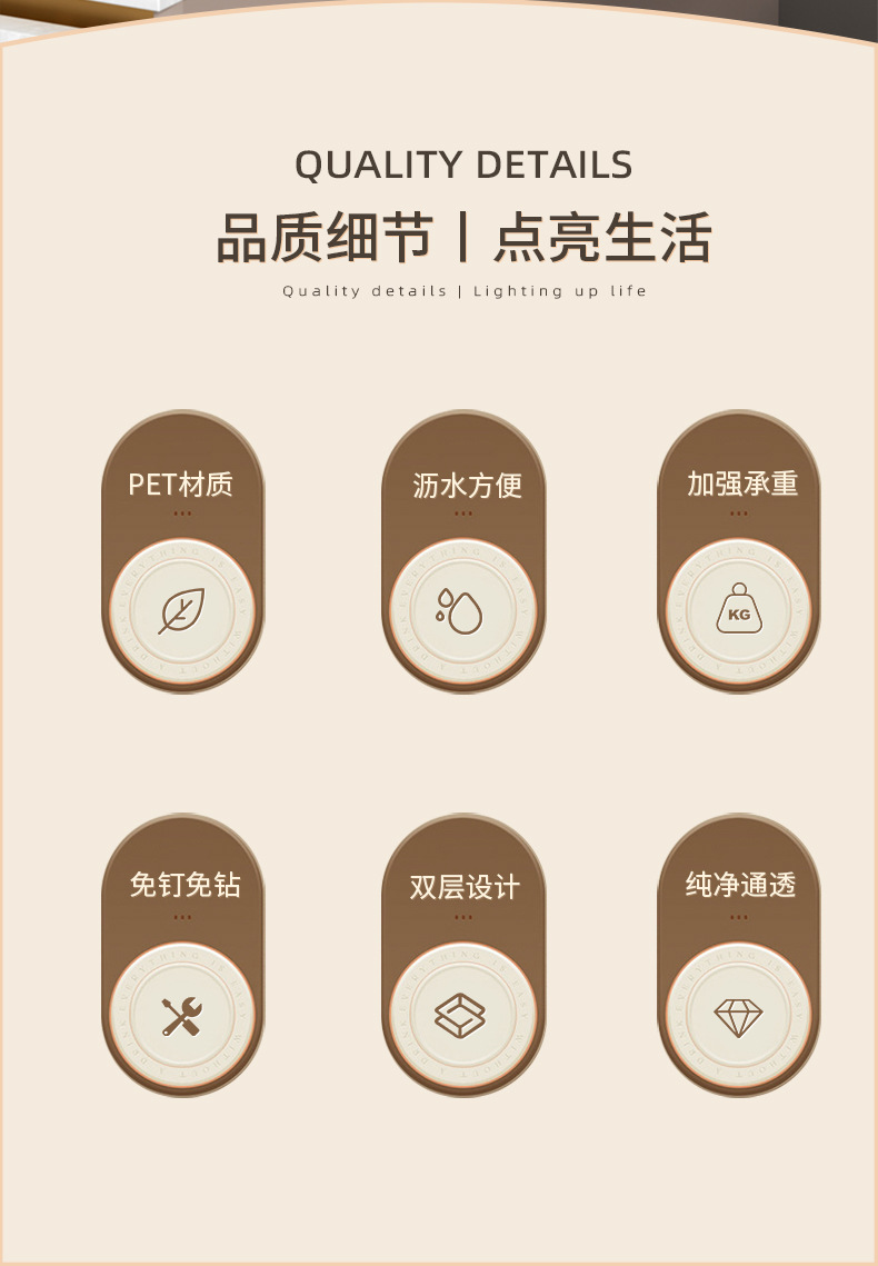 Light luxury soap box suction cup wall-mounted, no need for drilling, draining, bathroom, soap box storage rack, home bathroom pic 2