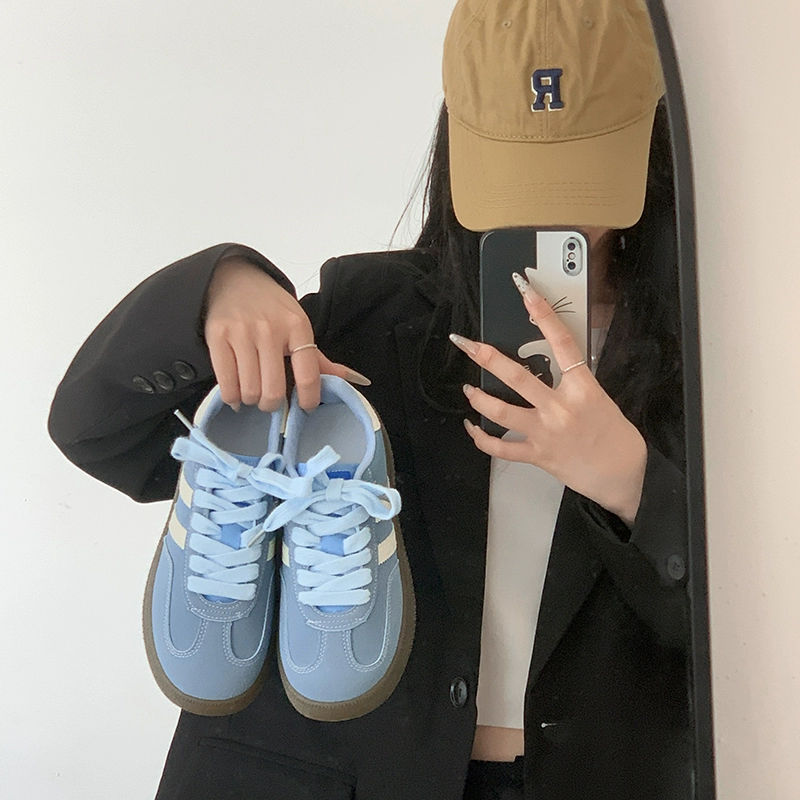 复古德训鞋女2025春季新款小白鞋ins潮百搭小众学生休闲运动板鞋详情9