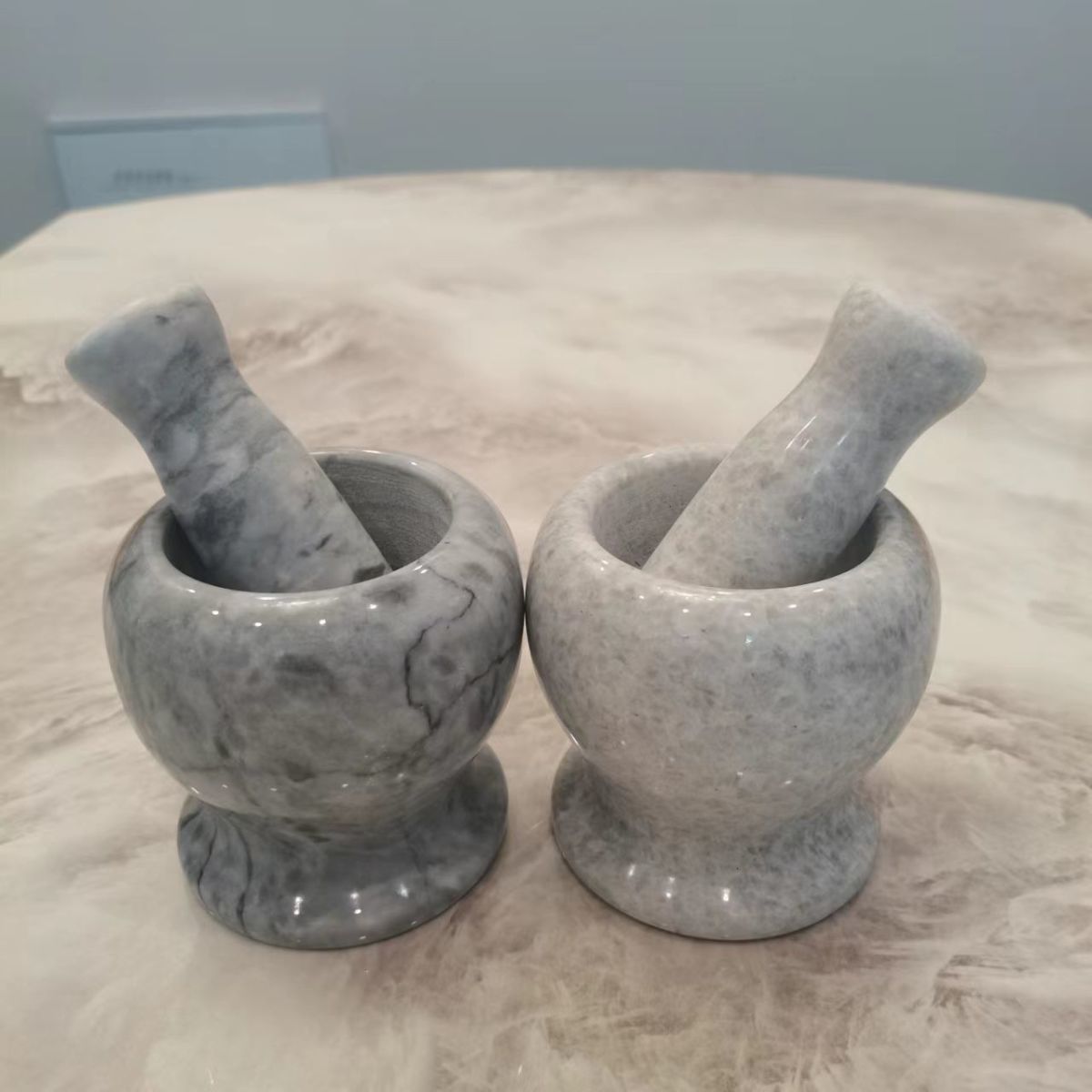 Garlic pounding stone mortar, old-fashioned garlic paste maker, garlic peeler, stone garlic mortar, garlic paste jar, multi-functional garlic paste maker, garlic paste crushing tool pic 6