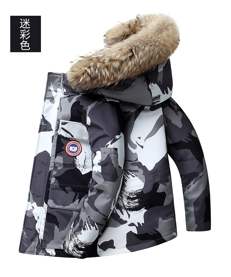 Parker down jackets for men and women 2024 Winter trendy brand thickened warm trendy brand Little Goose workwear down jackets with fur collels for men pic 13