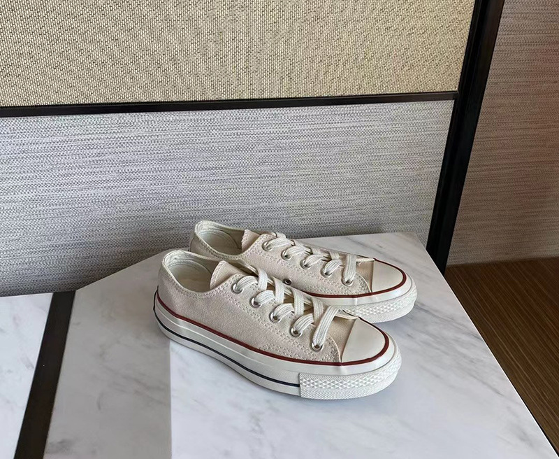 莆田 1970s经典板鞋男女高帮小稚菊帆布鞋情侣款休闲鞋百搭硫化鞋详情14