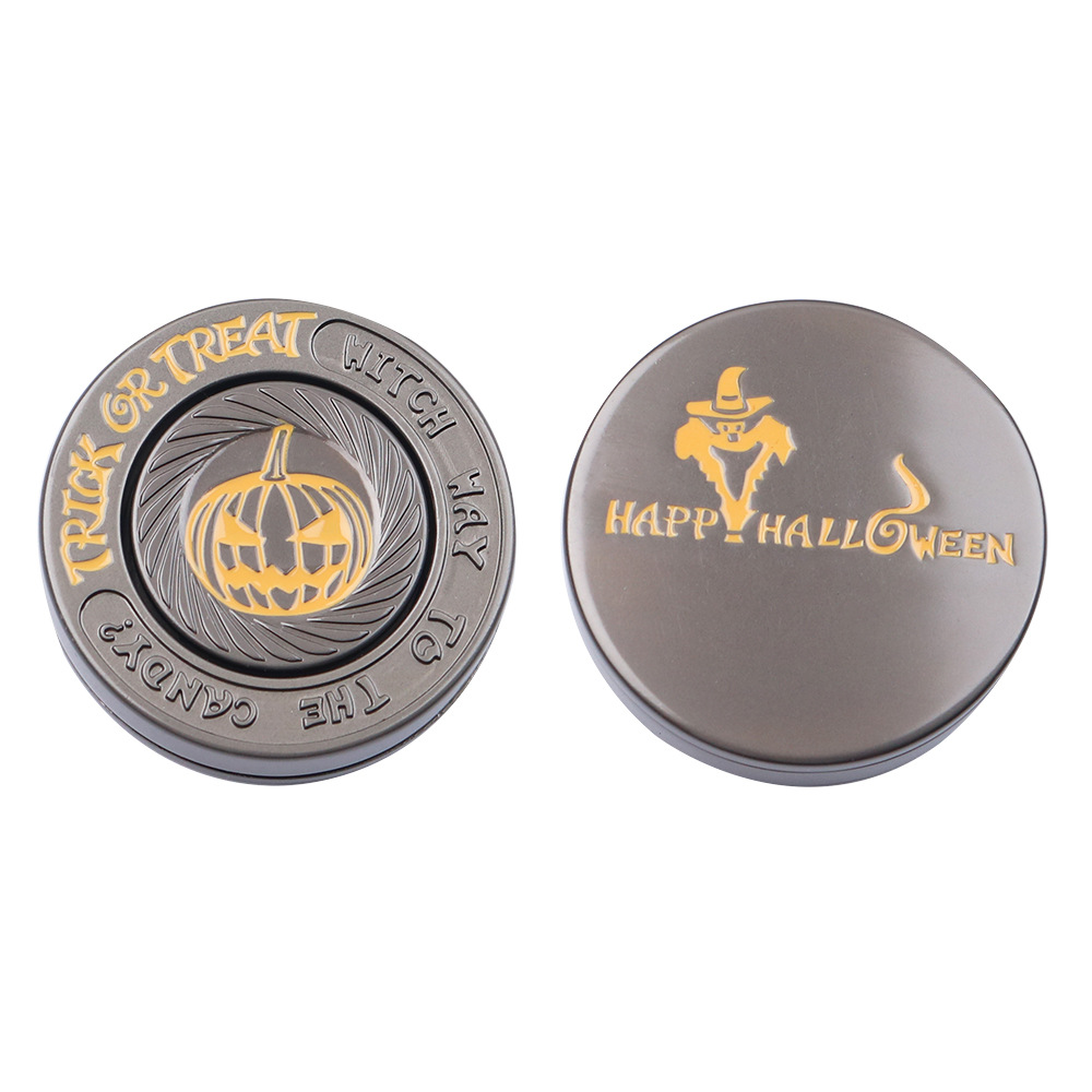 金属风轮旋转陀螺创意解压玩具佛莲星盘七彩指尖陀螺桌面摆饰批发详情18