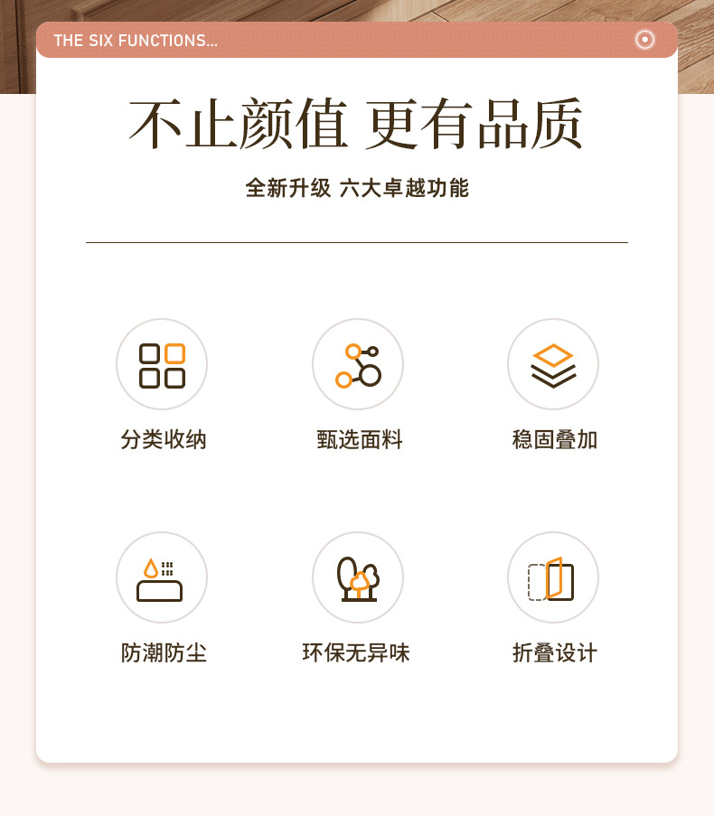 多功能涤棉折叠收纳盒家用衣物被子储物箱布艺防尘整理箱水洗收纳箱详情2