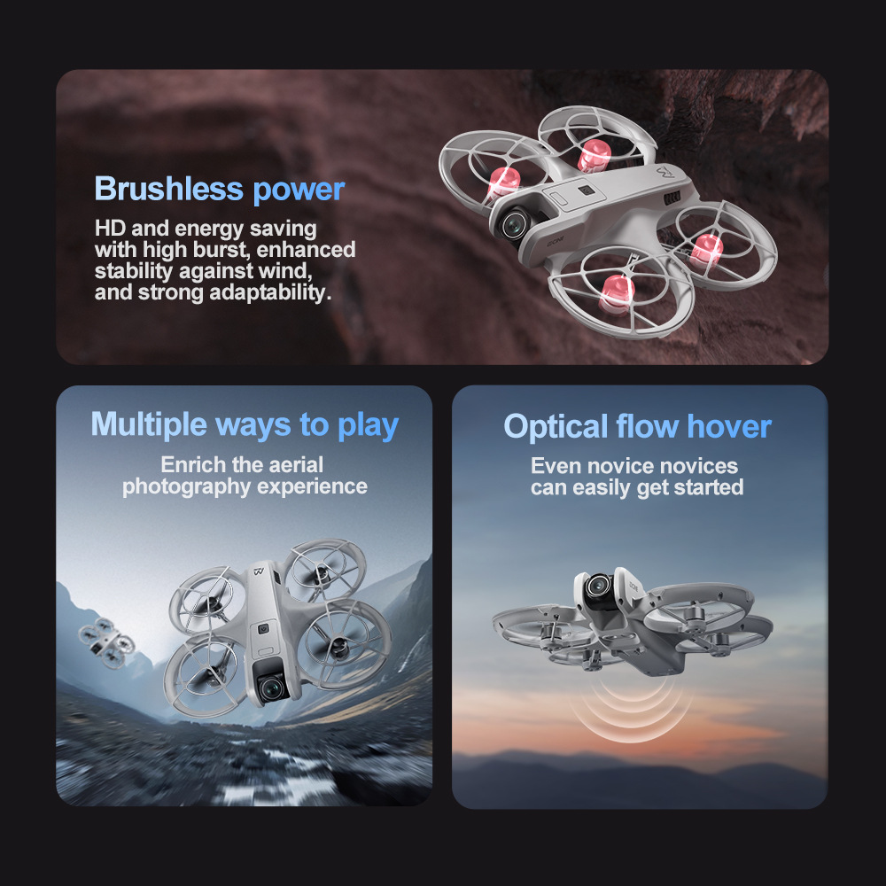 跨境M88无刷航拍无人机光流定位遥控飞机外贸四轴飞行器玩具drone详情30