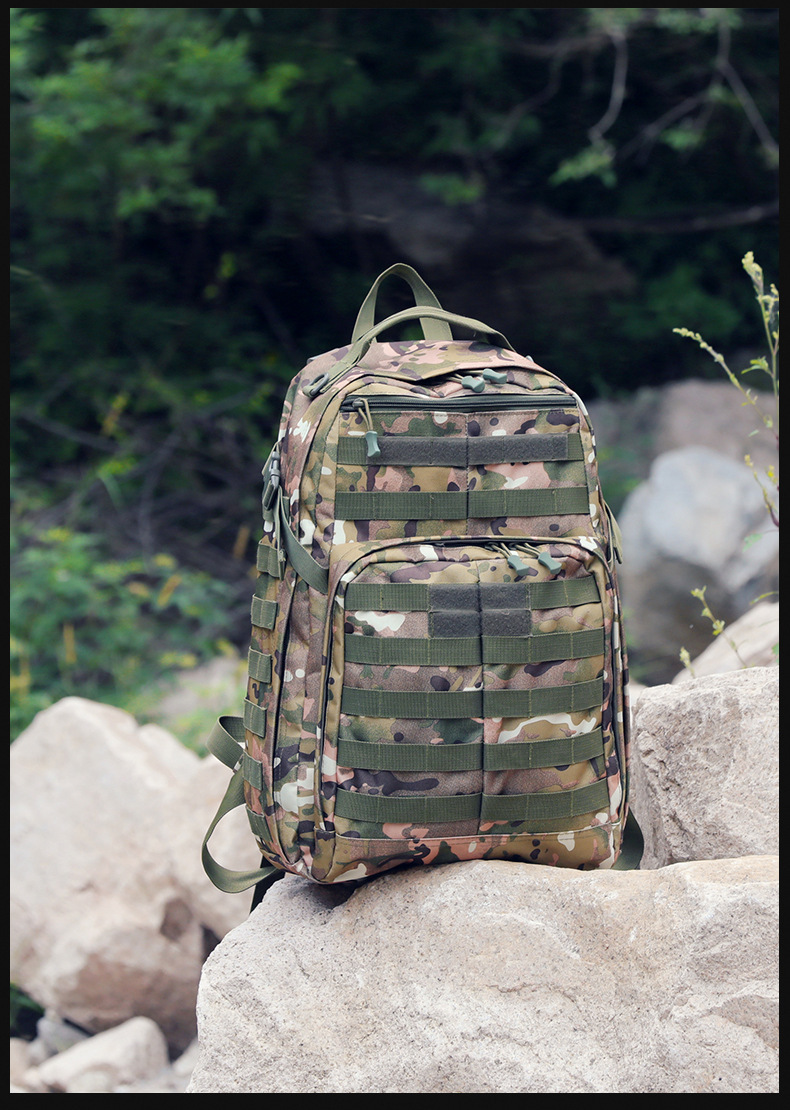 新款迷彩战术背包Aitobu男户外多用途大容量防水登山包详情19