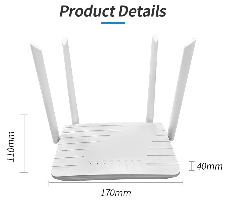 4G wireless router with SIM card, 300Mbps wireless terminal router with hotspot pic 8