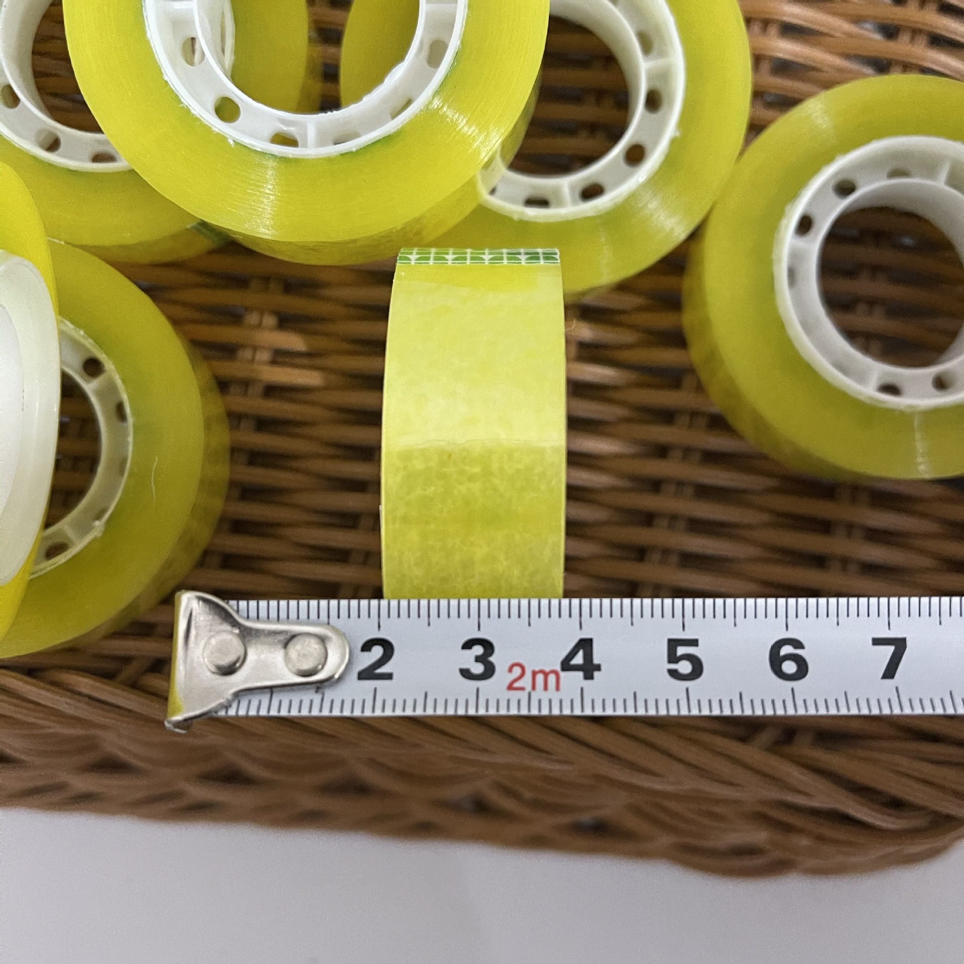 【 Zone 1-4 】【 Thickened 】 Small tape 8/ roll 480/ box Stationery tape Student Supplies Tape Adhesive Paper Small tape Office Tape 1 yuan Source Gift Street stall wholesale pic 4