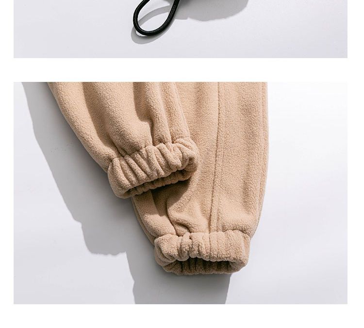 日系羊羔毛外套抓绒卫衣男款秋冬情侣立领摇粒绒学生外穿休闲夹克详情29