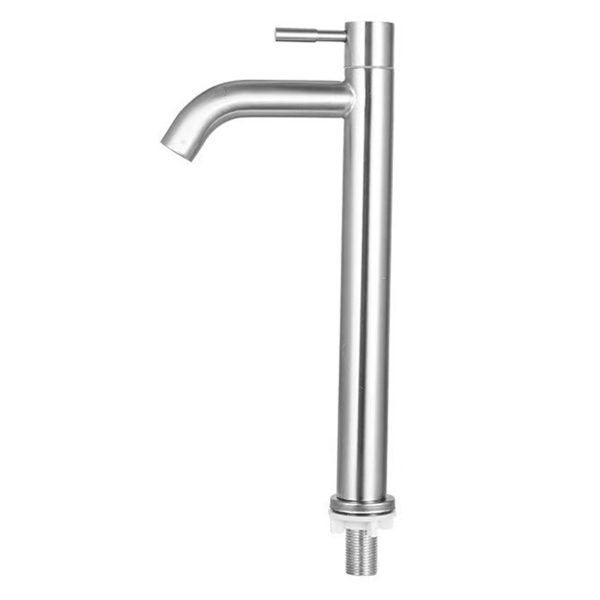 Best-selling stainless steel single-cooling washbasin faucet for foreign trade, stainless steel hand-washing basin faucet, single-cooling faucet pic 5