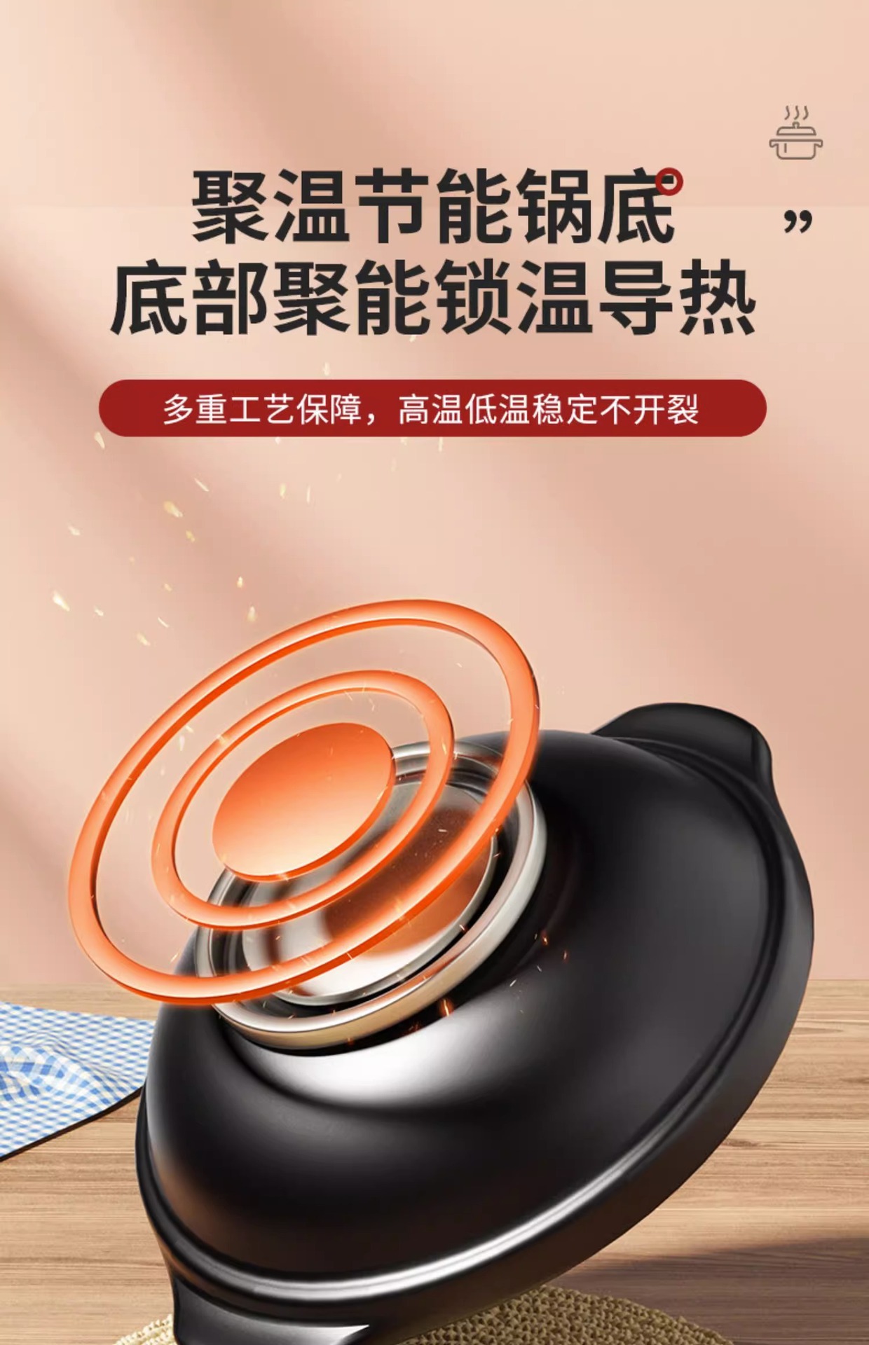 砂锅炖锅家用燃气耐高温干烧煲仔饭煤气灶专用陶瓷煲汤锅商用沙锅详情14