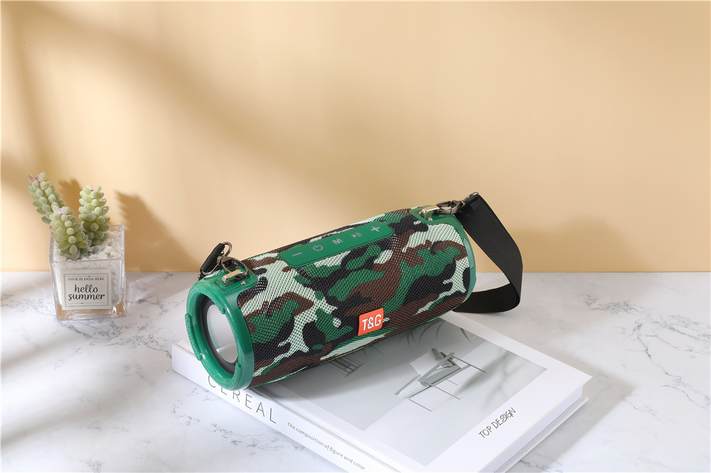 跨境新款便携蓝牙音箱户外创意插卡蓝牙音响布艺低音炮收音机批发详情14