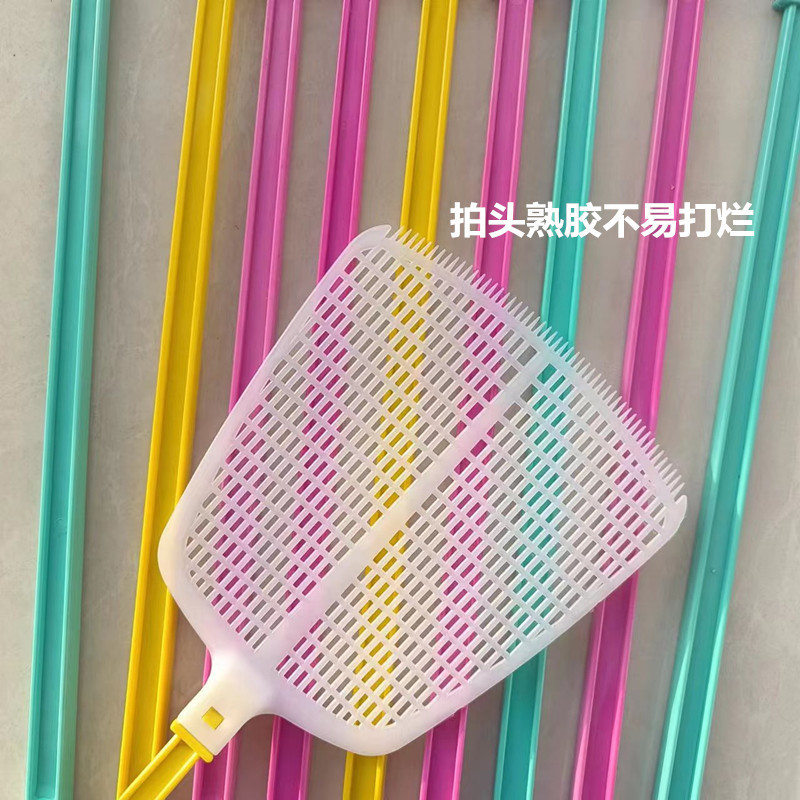 Plastic fly swatter, large head, mature rubber, not easy to break, summer advertising logo mosquito and fly swatter, fly swatter wholesale pic 10