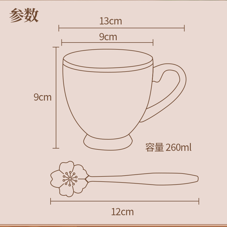 商务礼品套装高颜值铃兰咖啡杯公司年会伴手礼生日礼物婚庆随手礼详情9