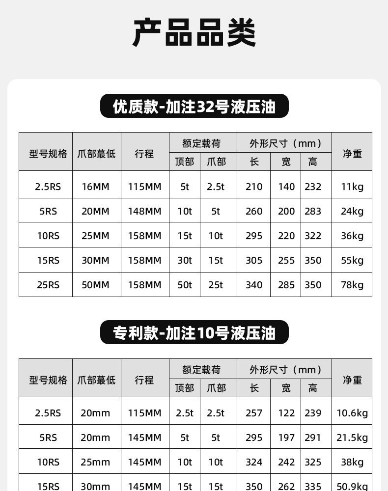 Claw jack hydraulic vertical 5T 10-ton low-position heavy-duty duckbill lifting machine manual 20T30t hydraulic cross-lifting pic 5