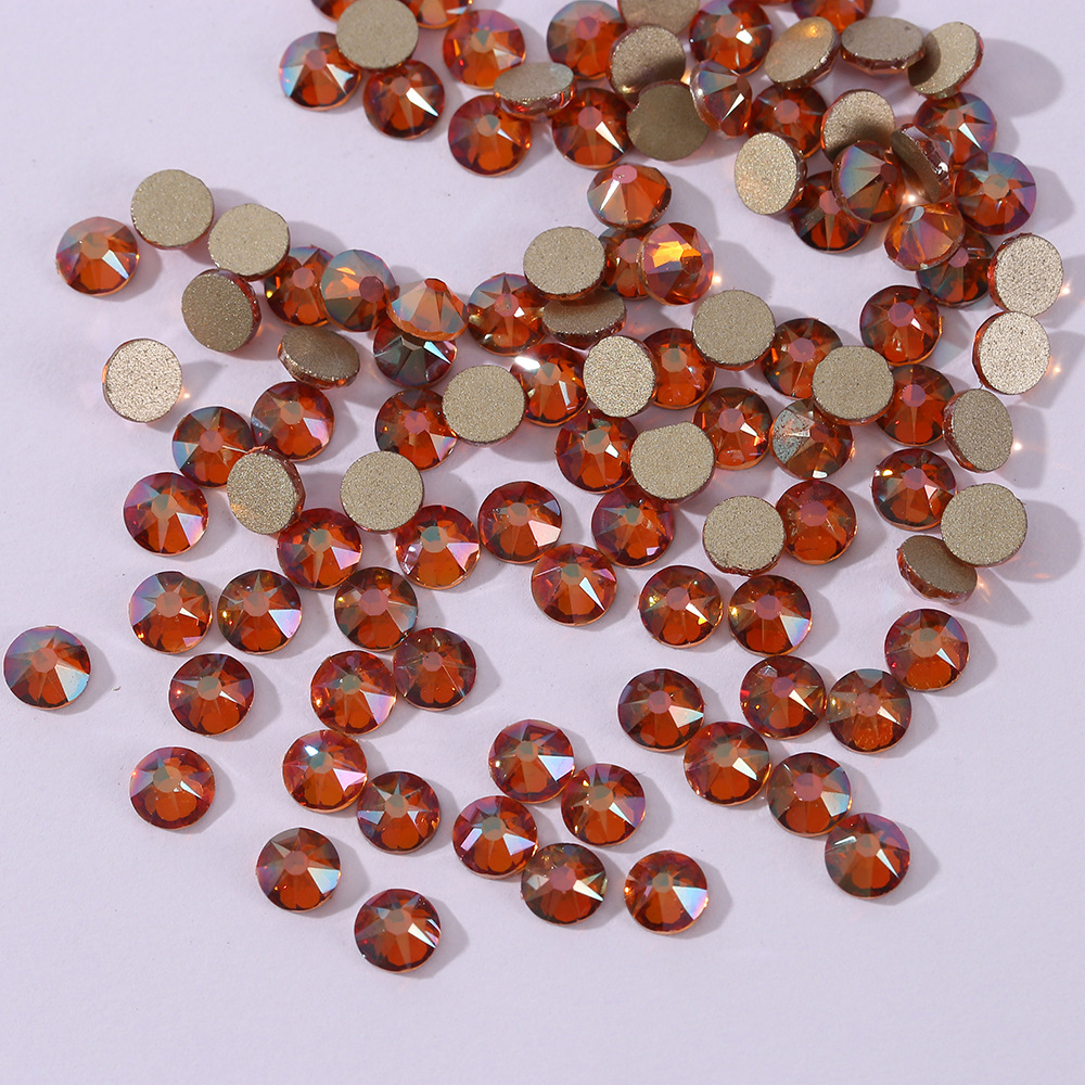 Wholesale of high-quality cross-border eight or eight small imitation Chinese flat-bottomed diamond, glass and crystal diamond diy nail art accessories pic 11