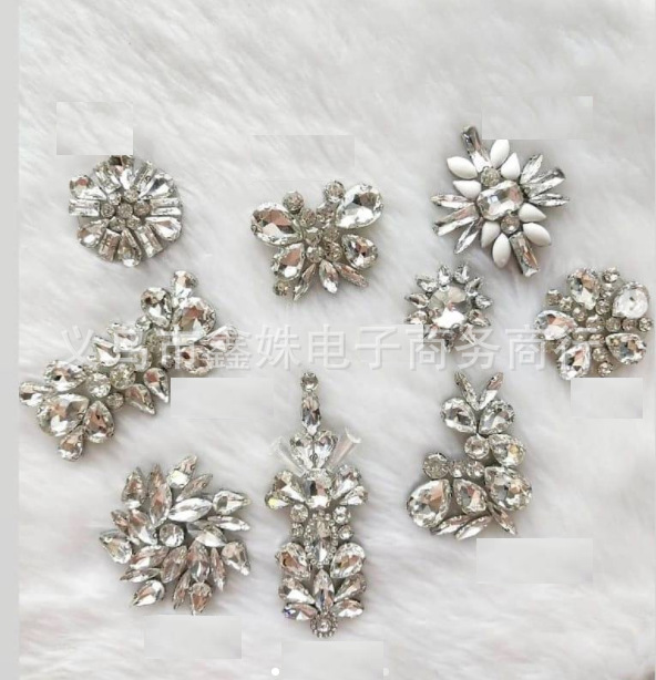 Crystal hot diamond back adhesive patch for bags, shoes and hats, diamond hot melt adhesive for accessories, clothing accessories and fabric stickers pic 6