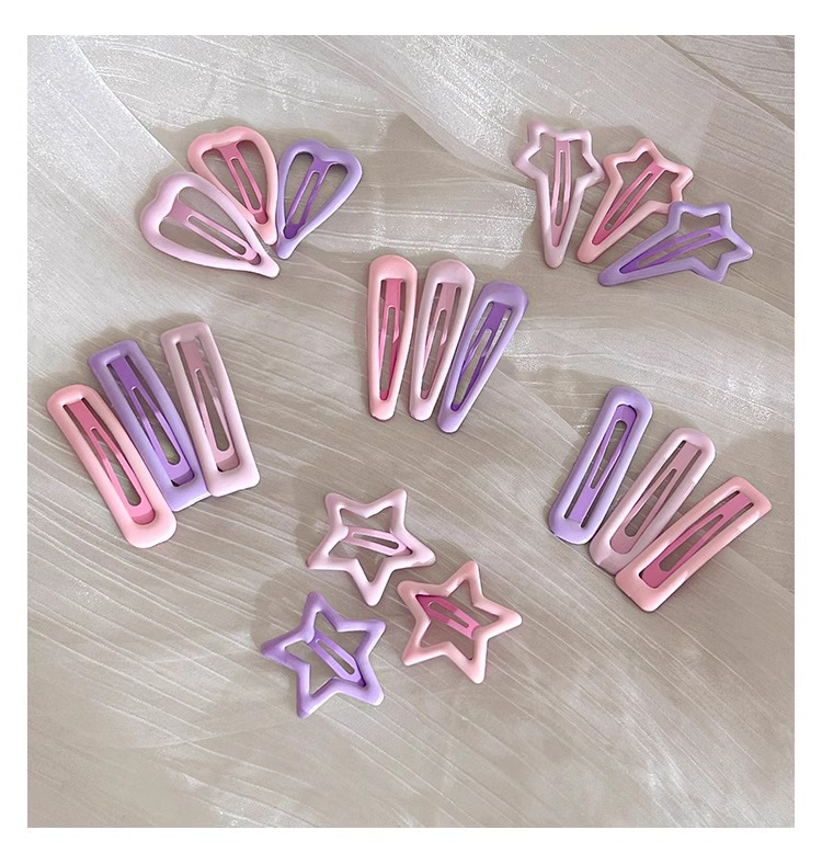 2024年新款儿童五角星星发夹 碎发BB夹子 前额侧边刘海夹 女头饰 发卡 温馨可爱设计
详情20