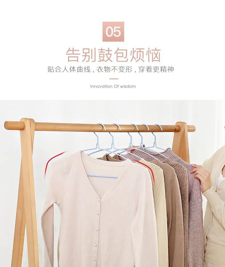 加厚衣架衣服撑阳台衣挂儿童防滑学生宿舍晾衣架衣柜无痕衣架子详情10