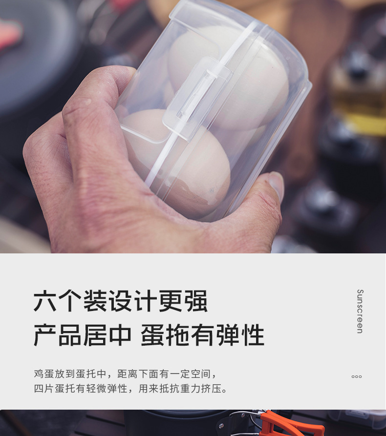 透明塑料六格鸡蛋盒PET吸塑盒包装盒亚克力盒子详情10