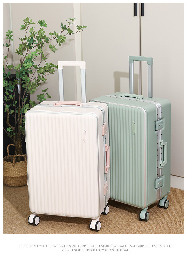行李箱26寸铝框款20寸旅行箱万向轮学生结实耐用行李箱24寸拉杆箱详情39