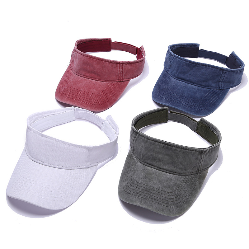 Cross-border in-stock personalized denim hollow top cap, casual solid color breathable buckle baseball cap, adjustable size pic 4