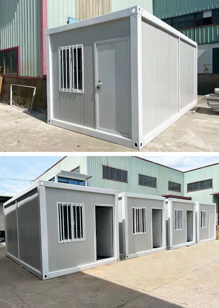 户外组合屋花园工具房间庭院储物杂物收纳房组装移动房别墅简易房四间详情5