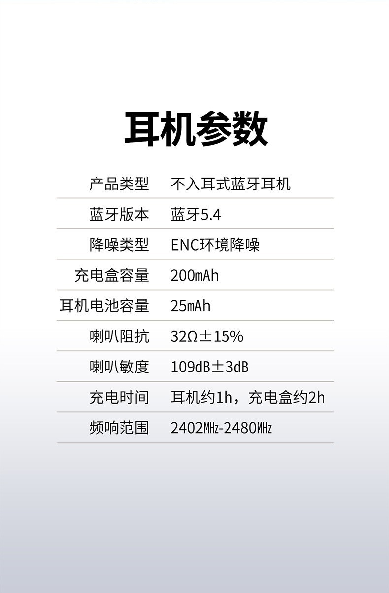 AI Intelligent Simultaneous Interpretation Q18 Bluetooth Headphones OWS over-ear multi-functional color screen Ultra-long battery Life Bluetooth headphones pic 18