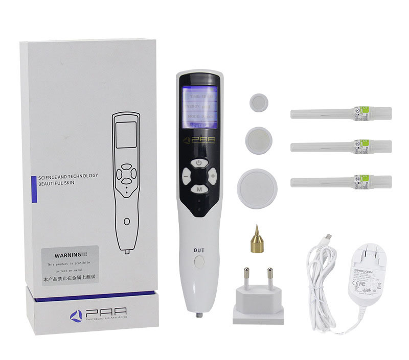 Foreign trade bestseller ozone pen electric facial care function beauty device portable home plasma brush 痣点 mole pen pic 13