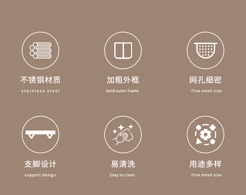 柯曼CC-22大沥水篮户外304不锈钢洗菜盆野营折叠提手洗菜盆滤水篮详情2