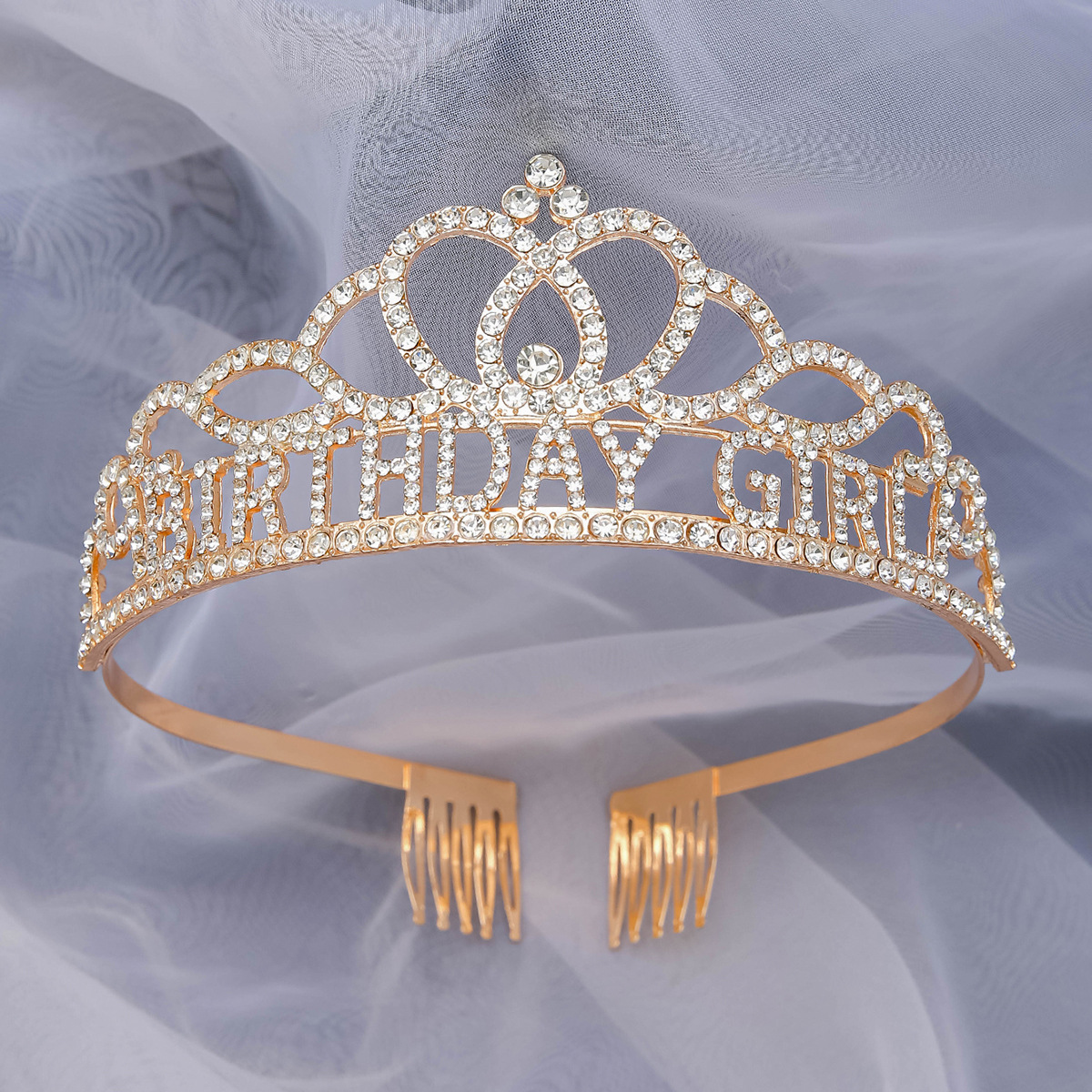 雅星饰品环保锌合金新娘皇冠发梳头饰项链爪链批发定制婚礼配饰皇冠款详情5