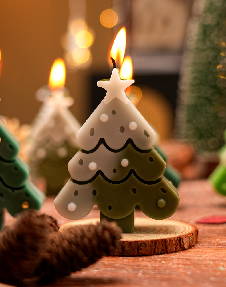 圣诞节香薰蜡烛创意圣诞树氛围感香氛蜡烛摆件浪漫圣诞伴手礼物详情19