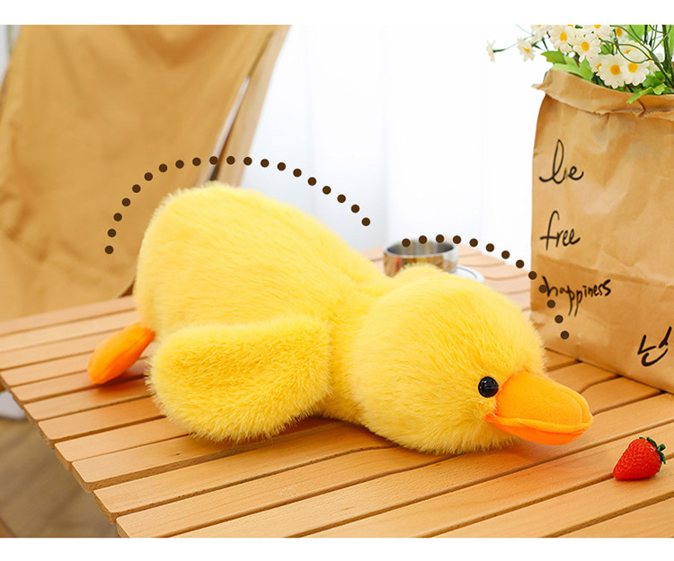 爆款可爱白鹅鸭子毛绒玩具公仔趴趴鸭儿童礼物女生优选玩偶抱枕详情21