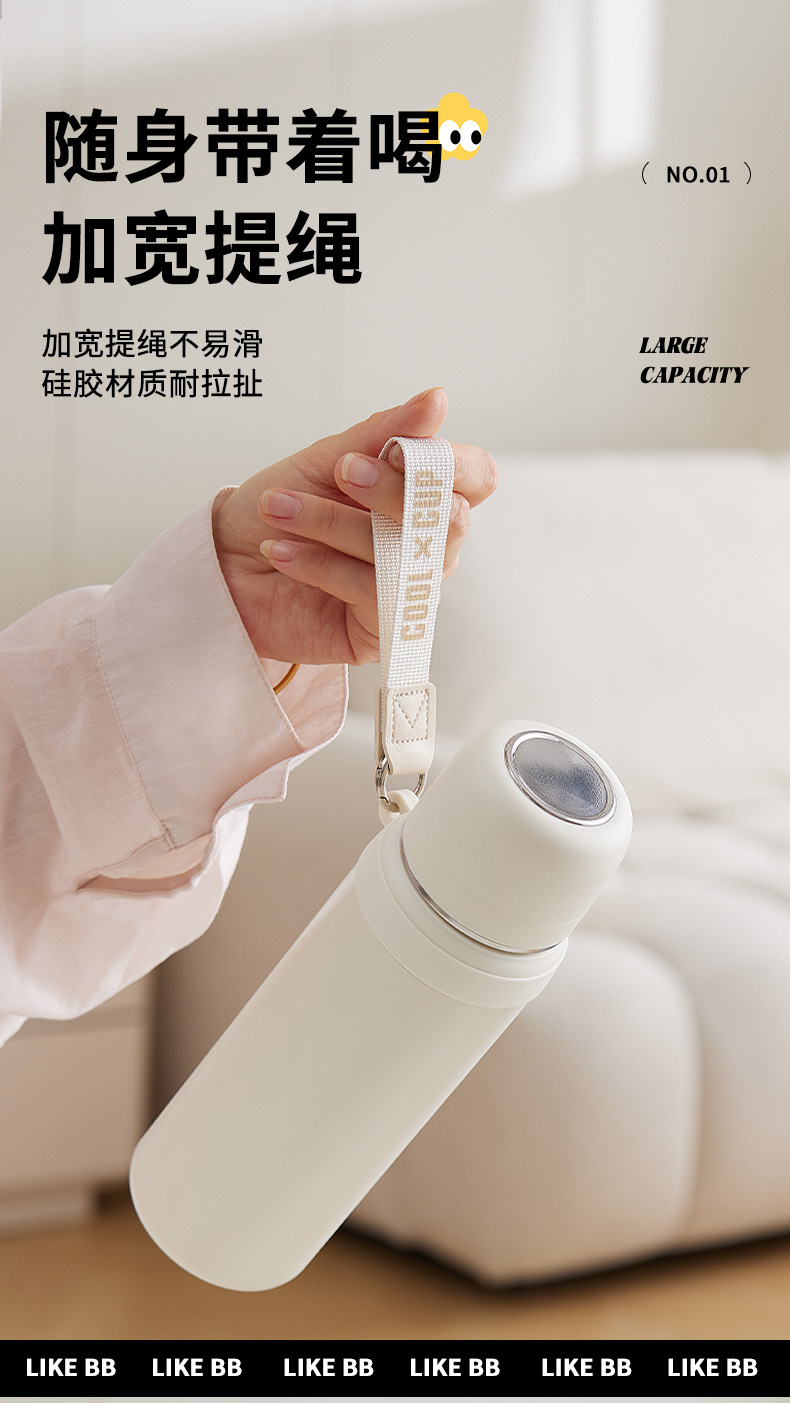 316不锈钢保温杯定 制logo刻字图案男女学生水杯子儿童泡茶礼品杯详情6