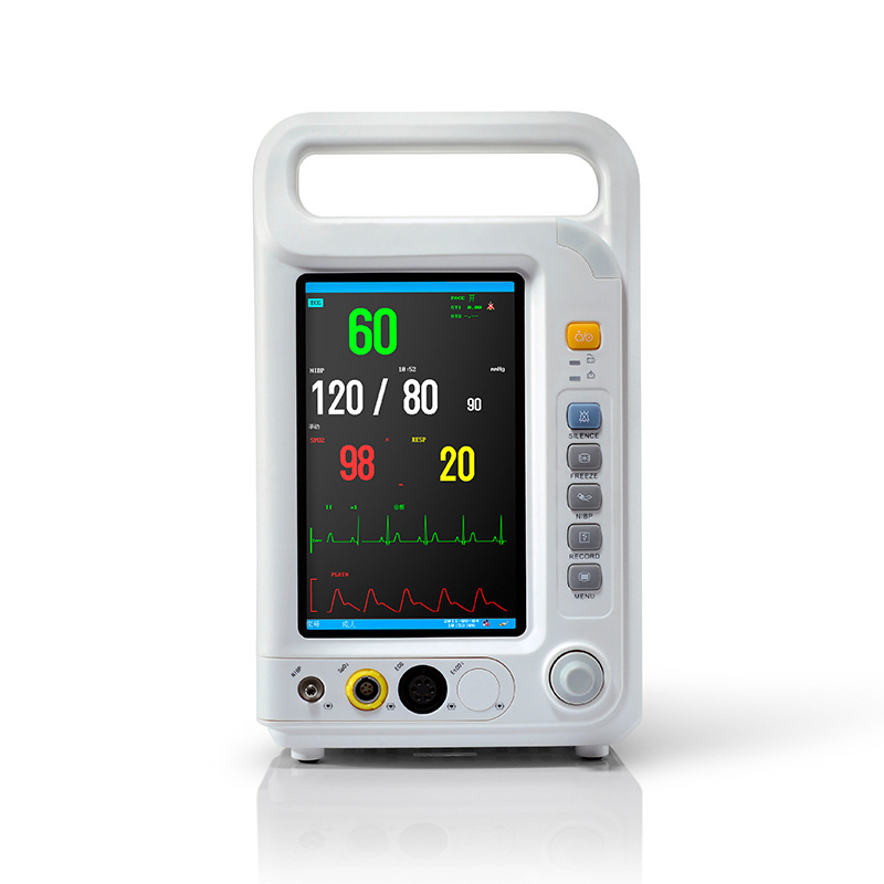 Cross-border exclusive 8000A portable multi-parameter monitor, 24-hour medical electrocardiogram vital sign monitor pic 6