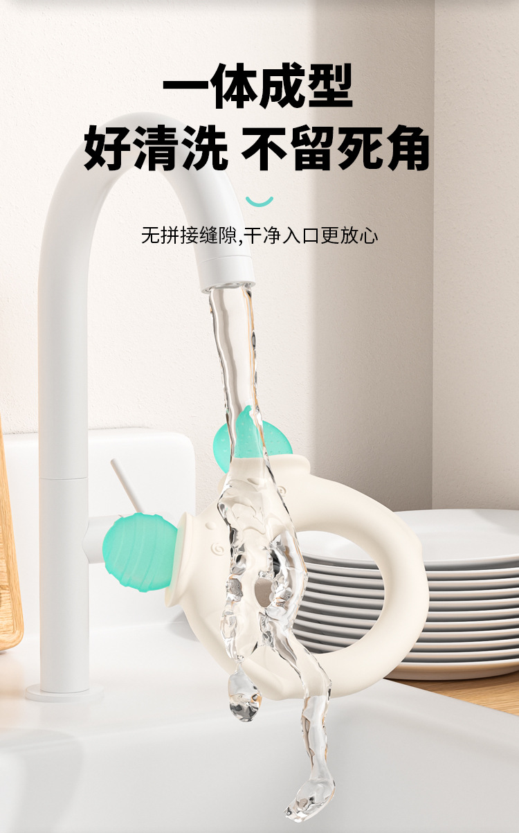 贝因美牙胶婴儿小月龄手抓牙咬胶小熊牙胶磨牙棒宝宝0一6月详情5