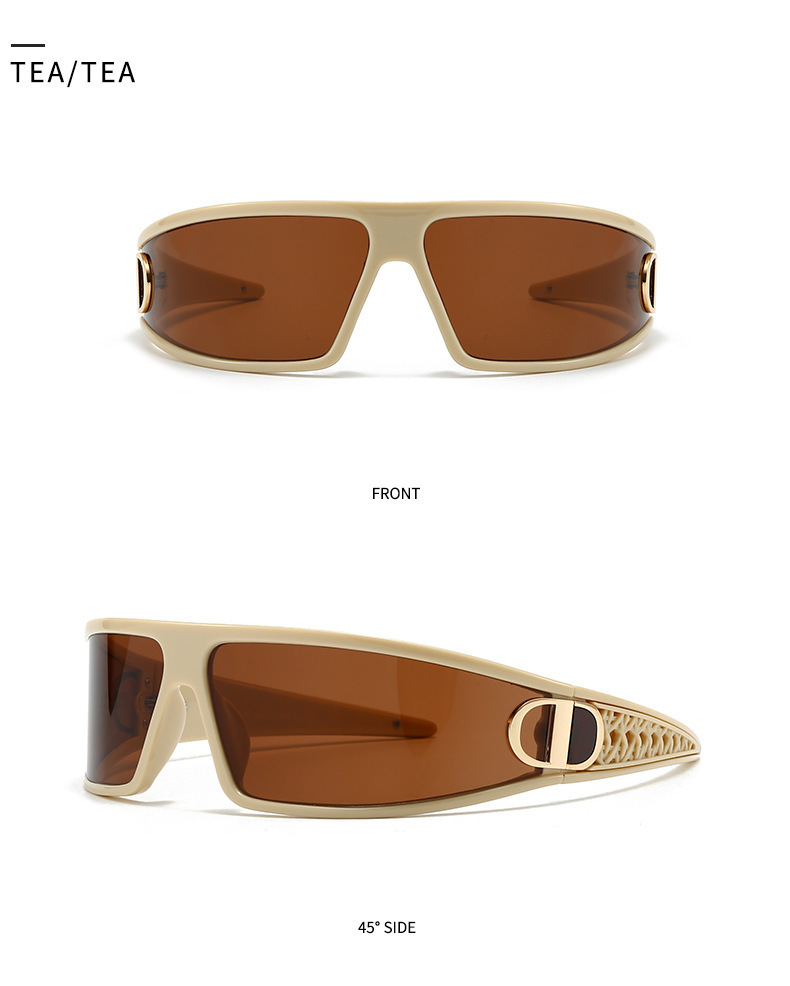 【现货批发】新款CD发箍墨镜二合一时尚未来科技感太阳镜黑色高级详情14