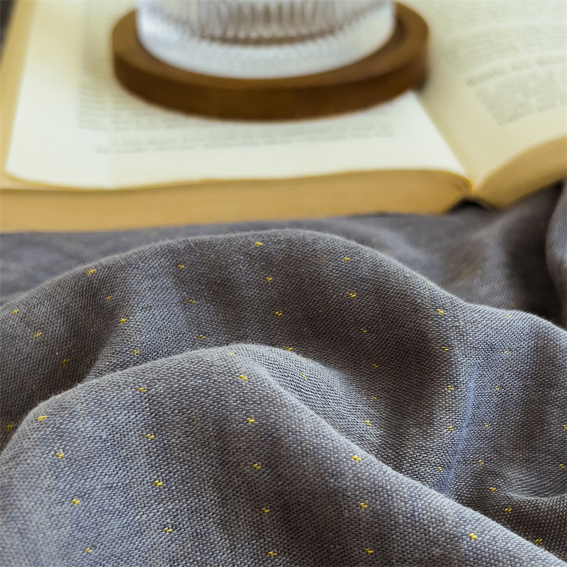 Pure cotton yarn-dyed jacquard double-layer gauze bed cover, single piece of all-cotton gauze mattress protective cover, bedspread, bed cover, single piece of bedding pic 64